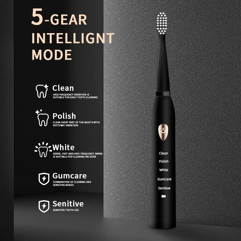 Electric Toothbrush Sonic - Sonic Electric Toothbrush 5-gear Mode USB