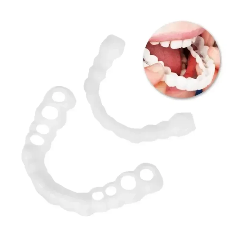 Teeth Whitening Veneers - Fake Tooth Cover Perfect Fit Teeth