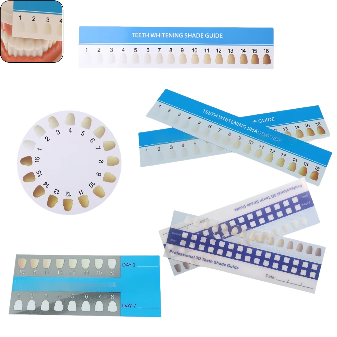 10pcs Dental Color Shade Compa - Teeth Whitening Shade Guide recensie en prijs