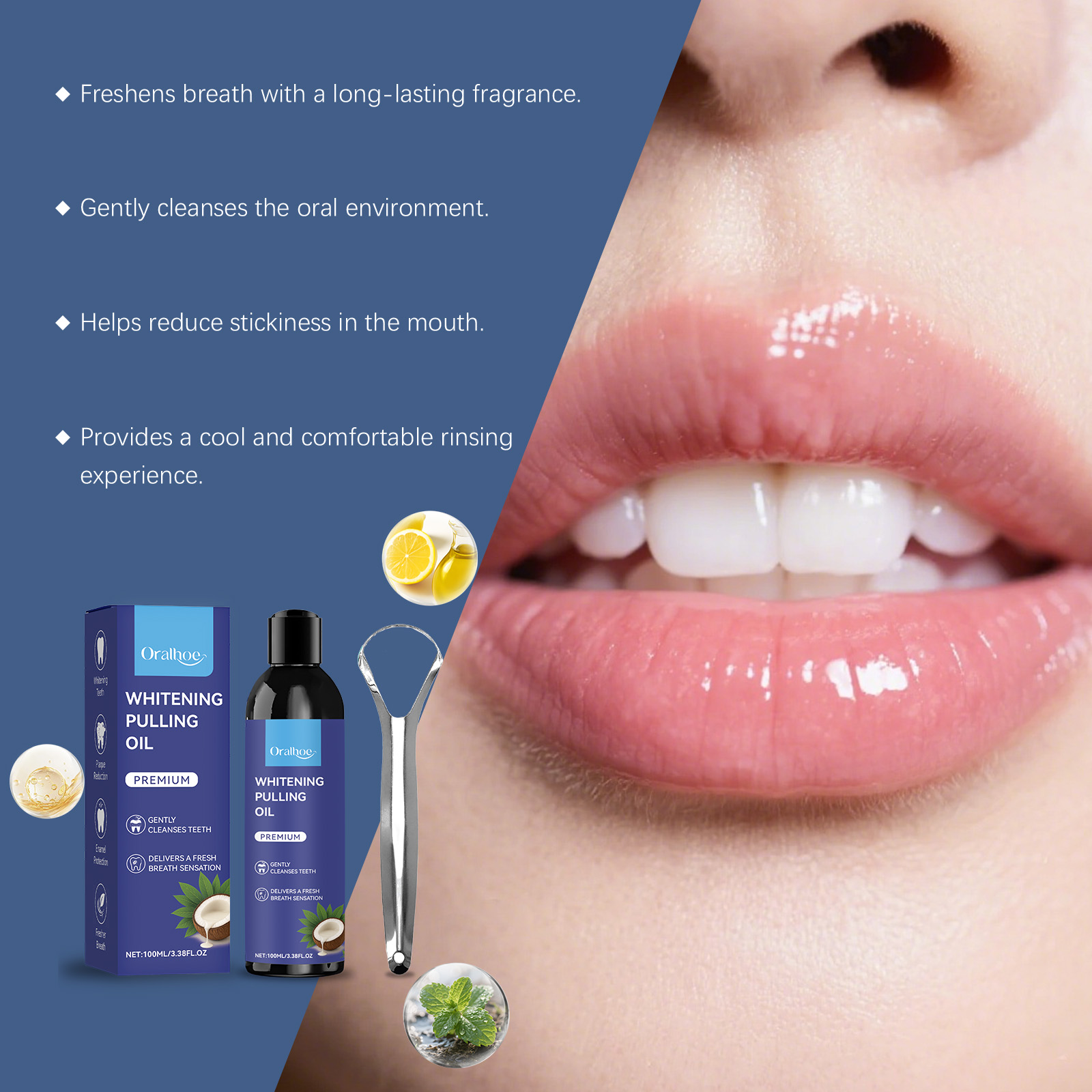 ORALHOE Whitening Pulling Oil  - Teeth Whitening Oil Pulling recensie en prijs