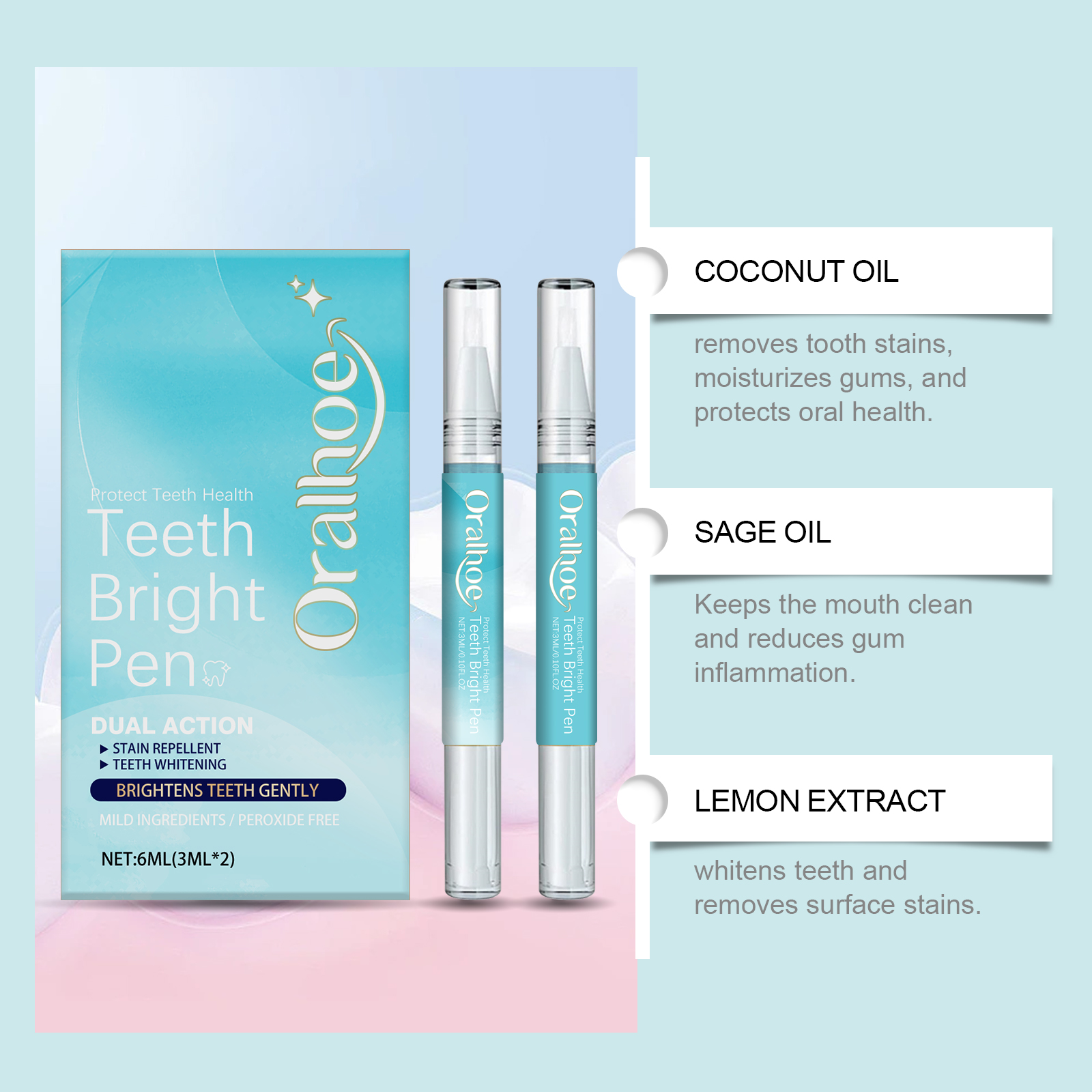 Oralhoe Teeth Bright Pen Painl - Whitening Pen Bleach recensie en prijs