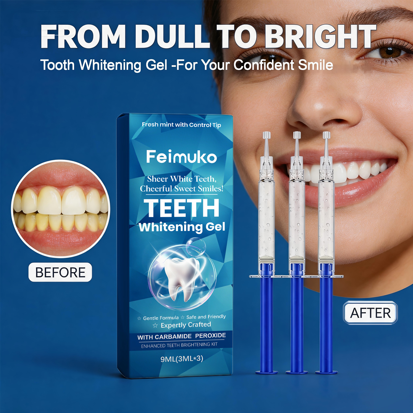 Teeth Whitening Gel Gentle Cle - Teeth Whitening Uv Light recensie en prijs