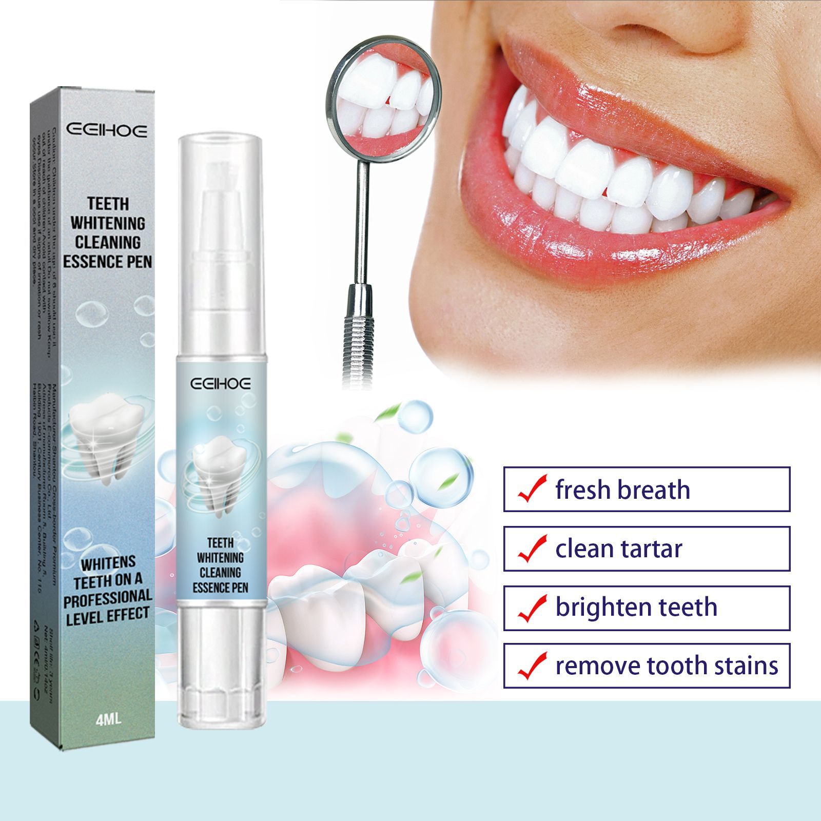 EELHOE Teeth Whitening Pen Den - Whitening Pen Bleach recensie en prijs