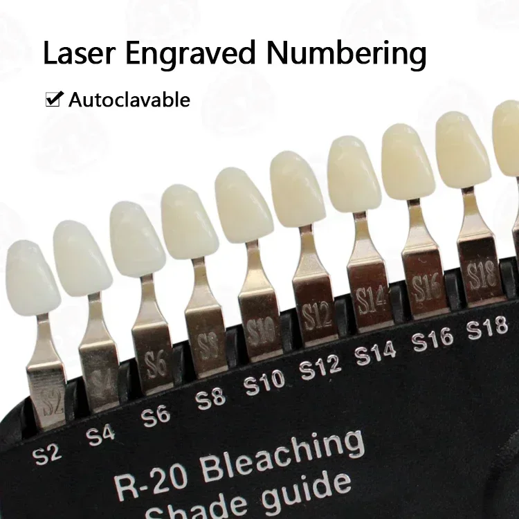 Professional Teeths Whitenings - Teeth Whitening Shade Guide recensie en prijs