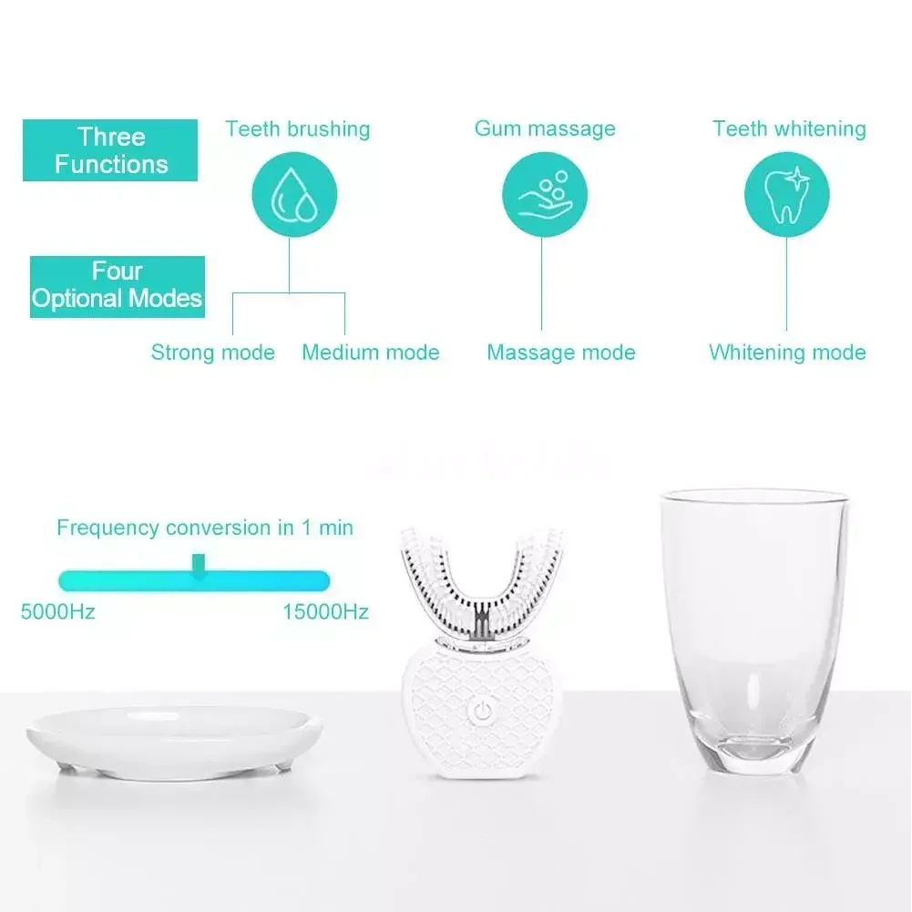 Ultrasonic Electric Toothbrush - Teeth Whitening With Blue Light recensie en prijs
