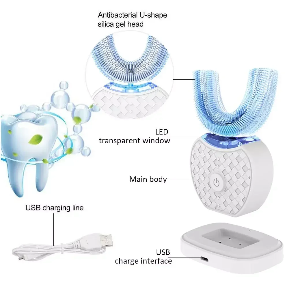 Ultrasonic Electric Toothbrush - Teeth Whitening With Blue Light recensie en prijs