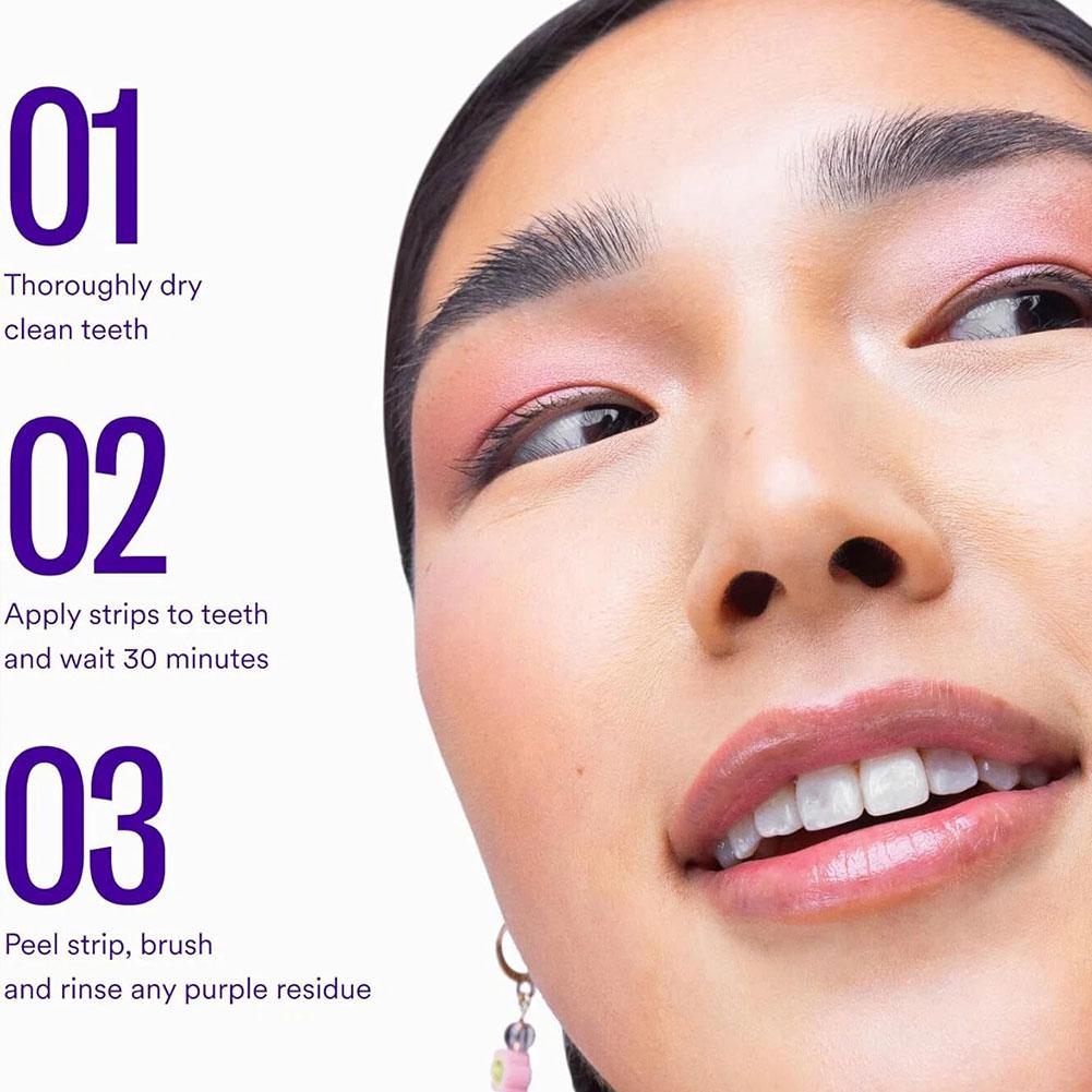 Purple Teeth Whitening Strips  - Teeth Whitening Strips Crest recensie en prijs