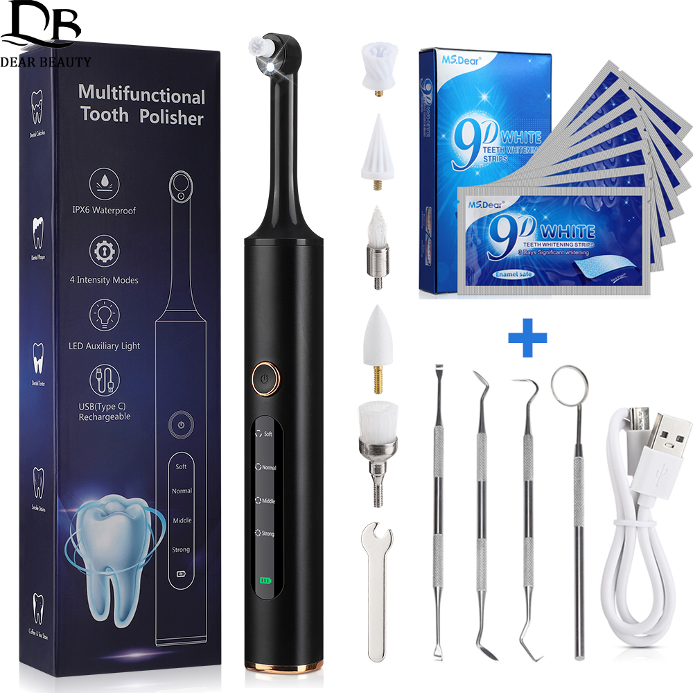 4 Modes Electric Tooth Polishe - Teeth Whitening Strips Crest recensie en prijs
