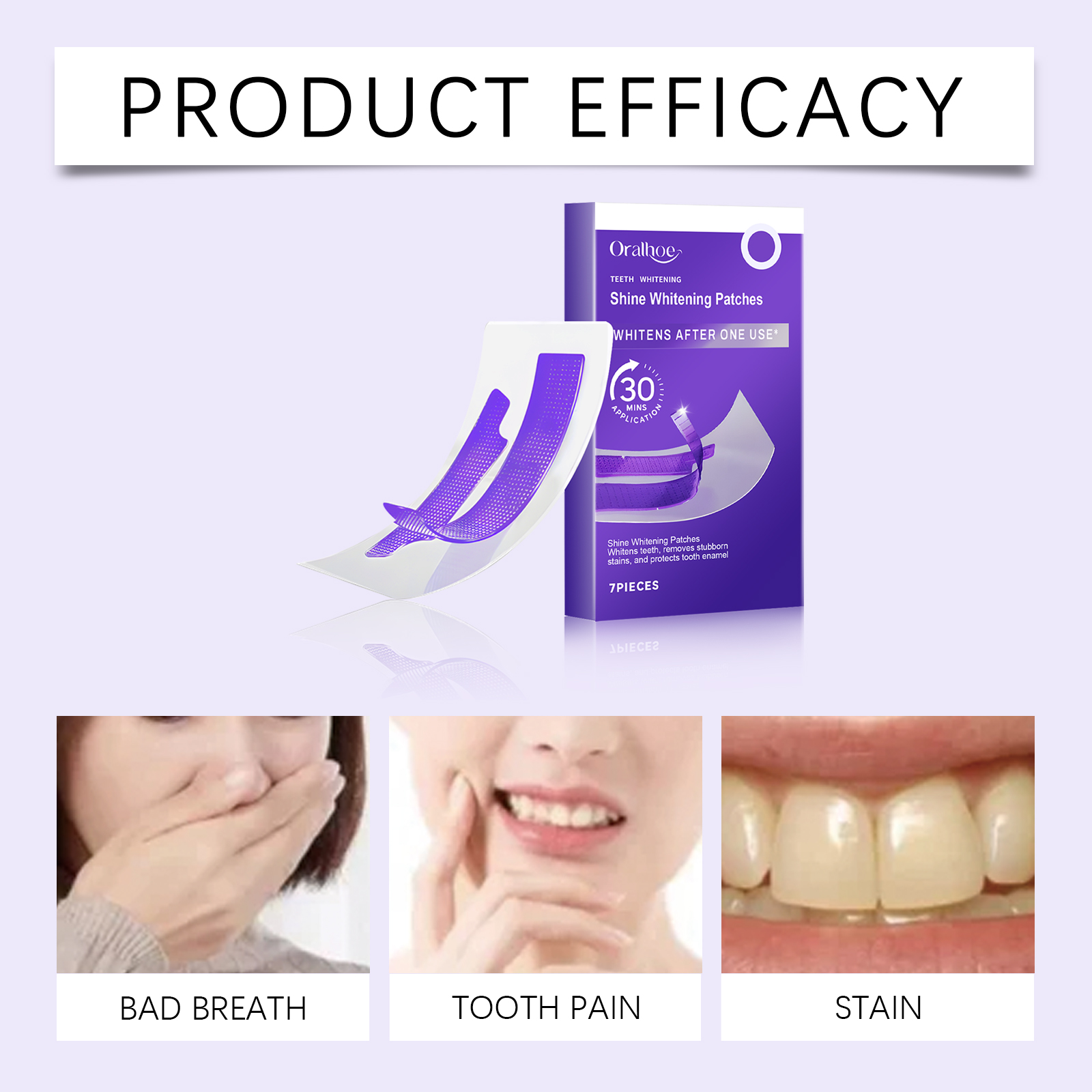 ORALHOE 7PCS/Box Teeth Whiteni - Teeth Whitening Quick Results recensie en prijs