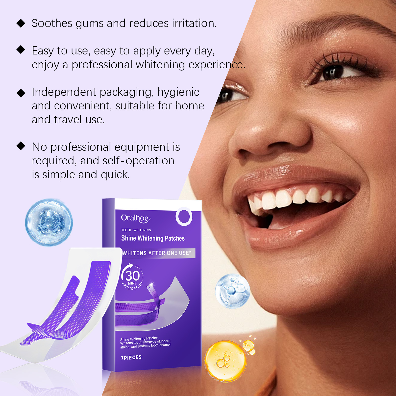 ORALHOE 7PCS/Box Teeth Whiteni - Teeth Whitening Quick Results recensie en prijs