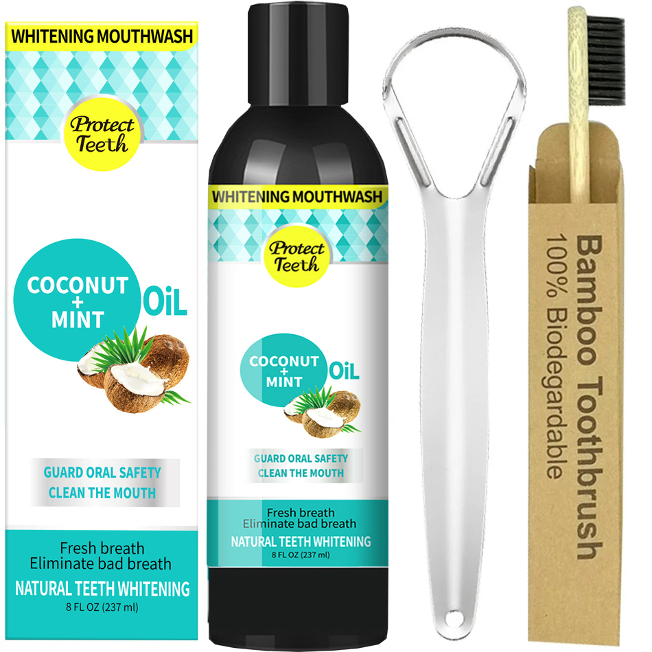 237ml Coconut Mint Pulling Oil - Teeth Whitening Oil Pulling recensie en prijs