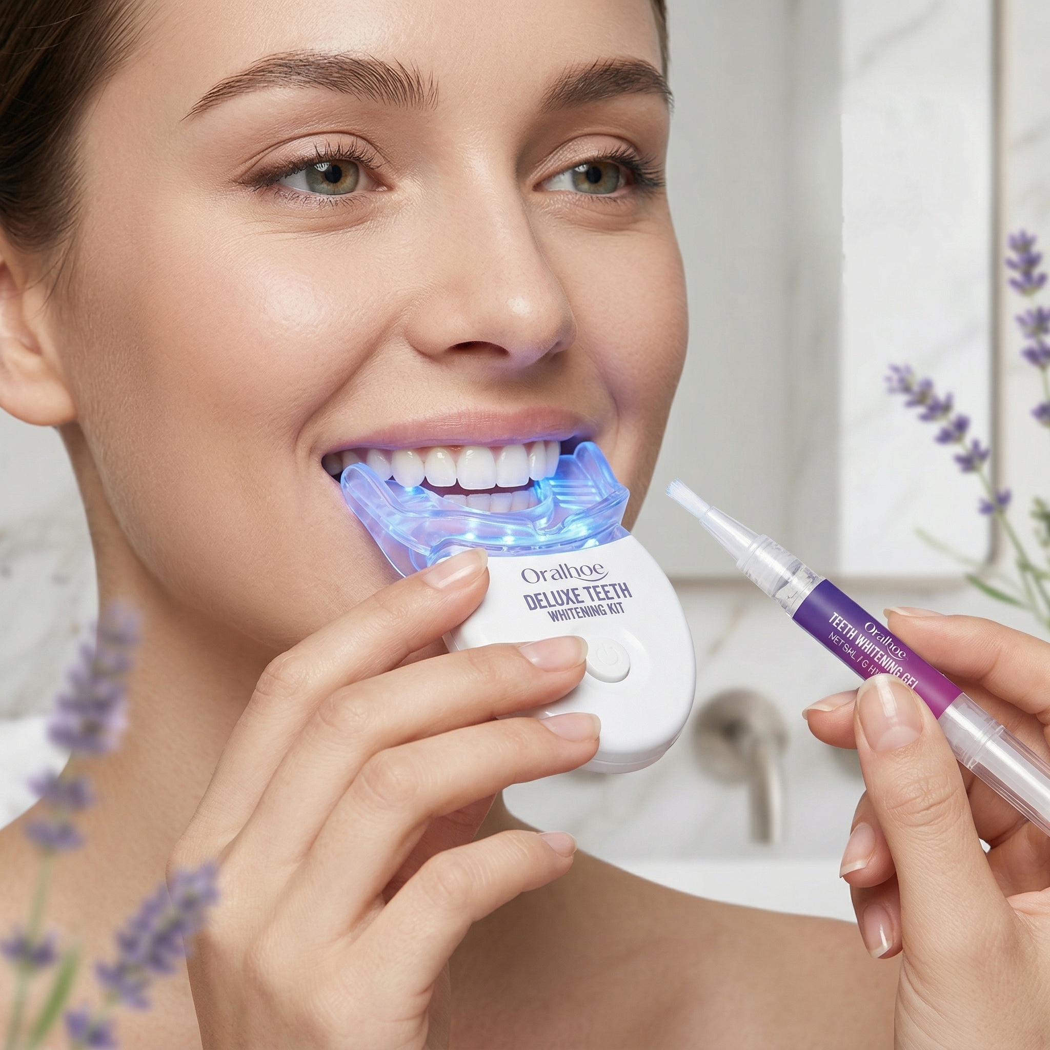 Oralhoe Teeth Care Set Oral Hy - Teeth Whitening Uv Light recensie en prijs