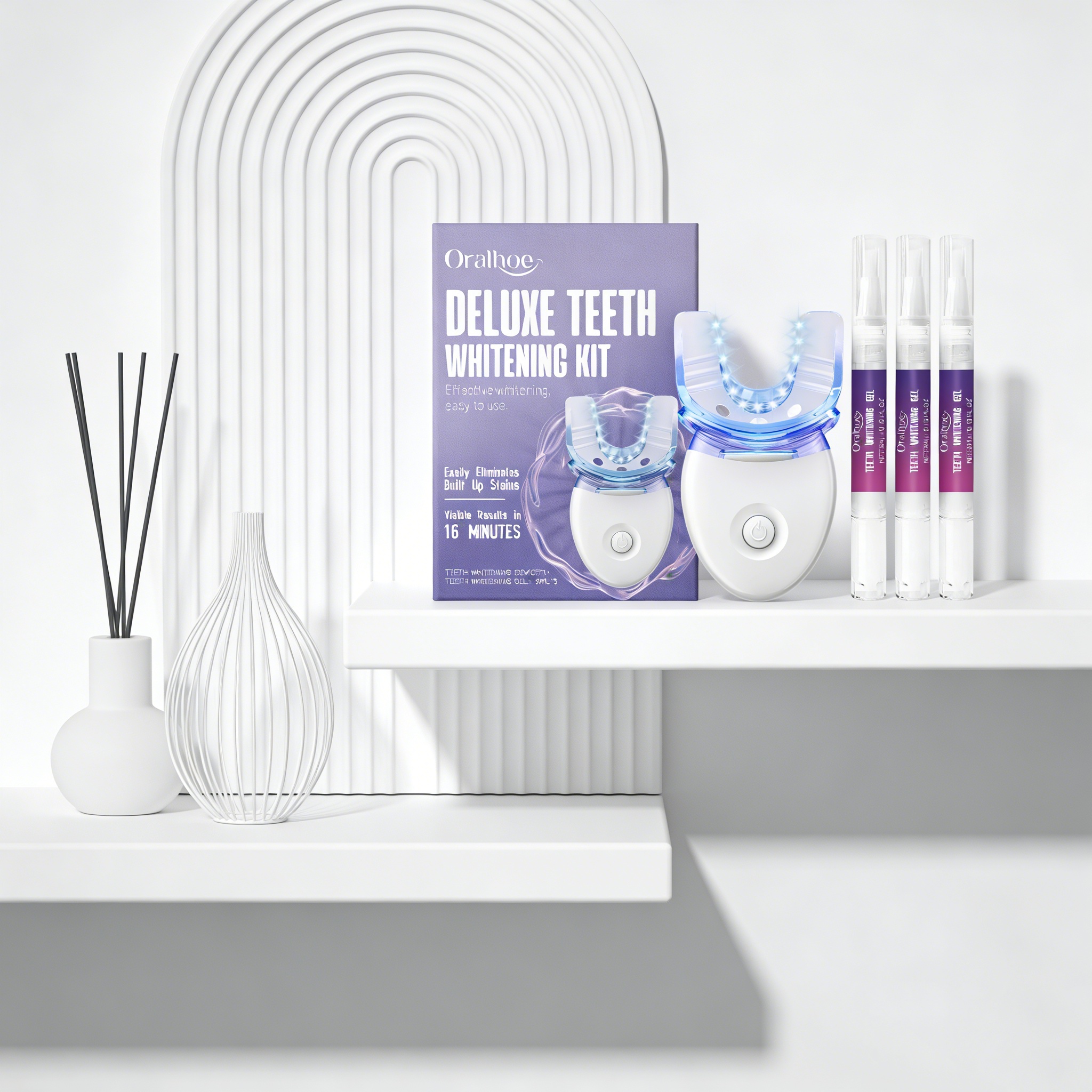 Oralhoe Teeth Care Set Oral Hy - Teeth Whitening Uv Light recensie en prijs