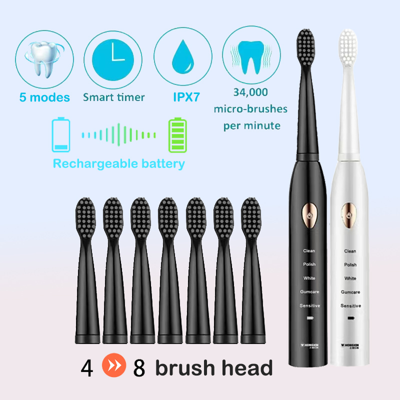 Electric Toothbrush 5-gear Mod - Electric Toothbrush Sonic recensie en prijs