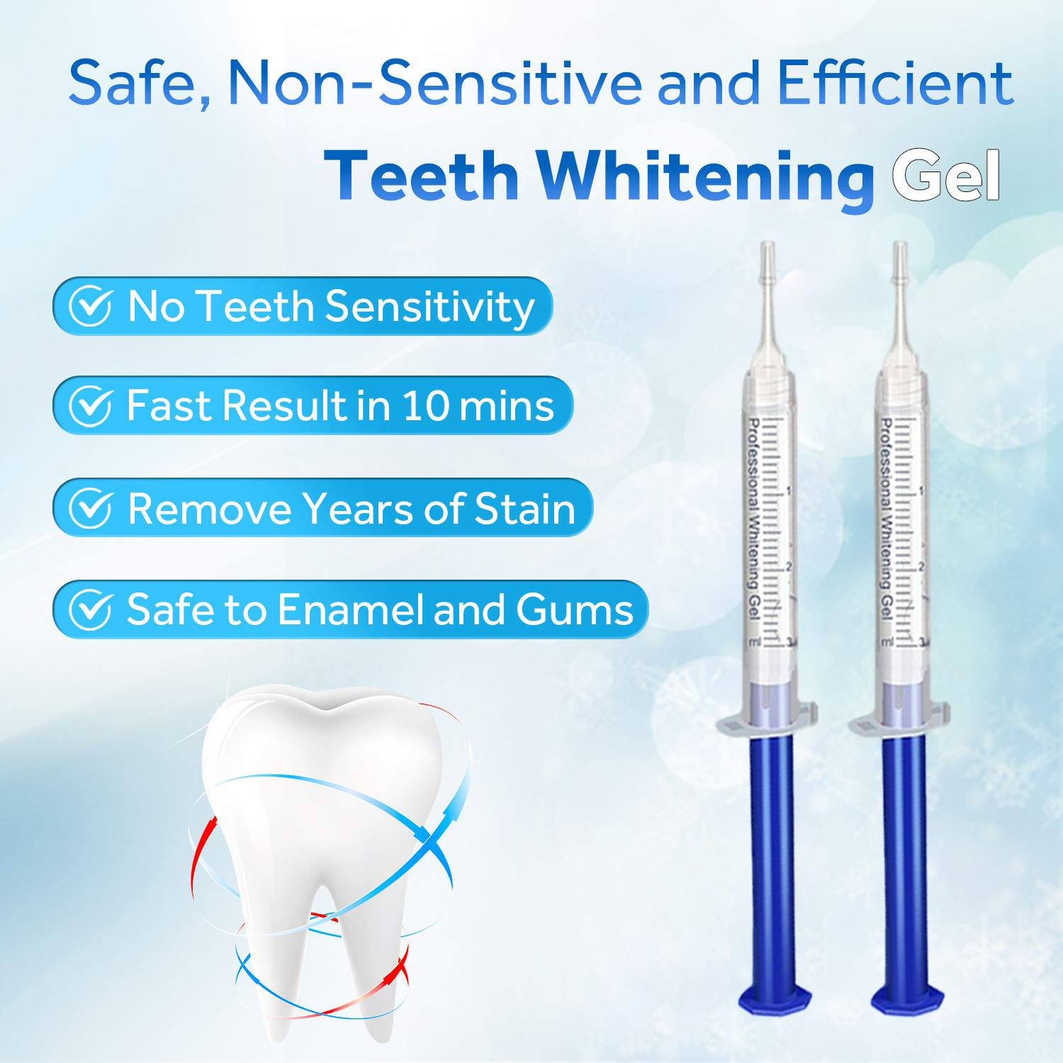 Teeth Whitening Gel Refill Syr - Teeth Whitening Uv Light recensie en prijs