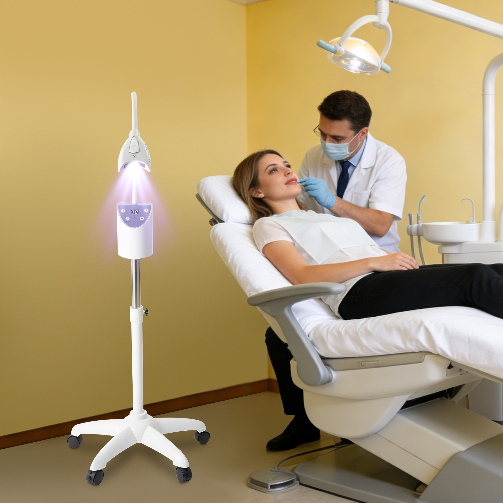 LED Teeth Whitening Lamp 2000m - Teeth Whitening With Blue Light recensie en prijs