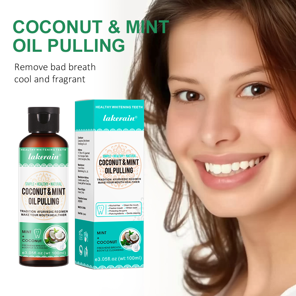 Coconut Mint Pulling Oil Mouth - Teeth Whitening Oil Pulling recensie en prijs