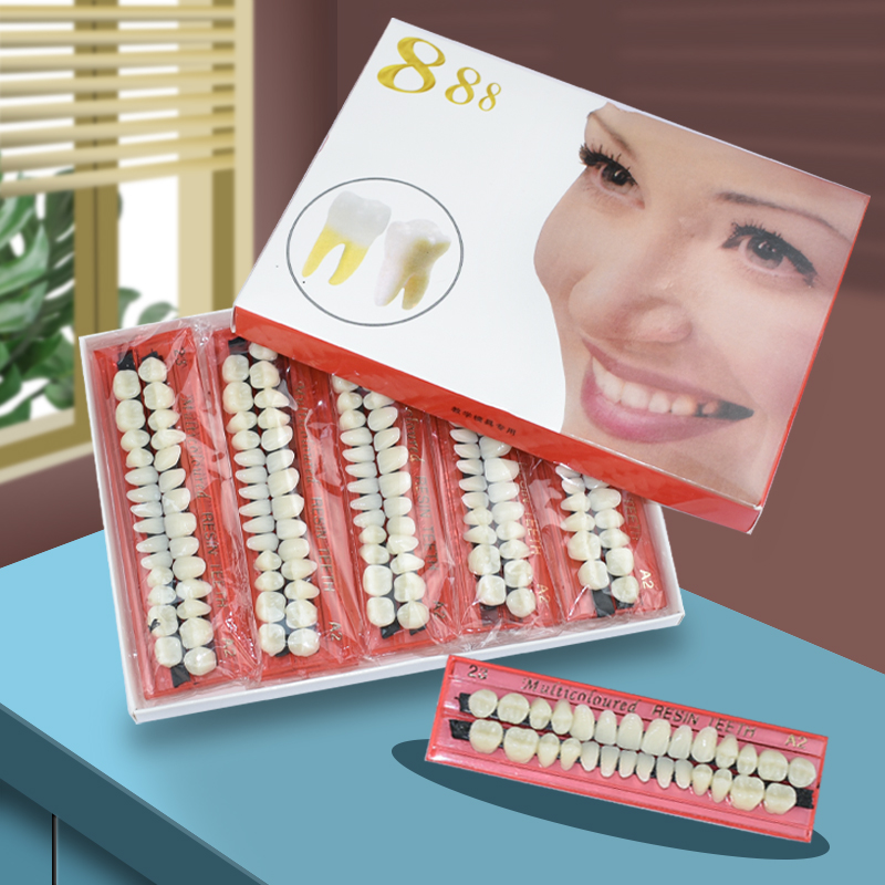 28 Teeth Dental Resin Denture  - Teeth Whitening Shade Guide recensie en prijs