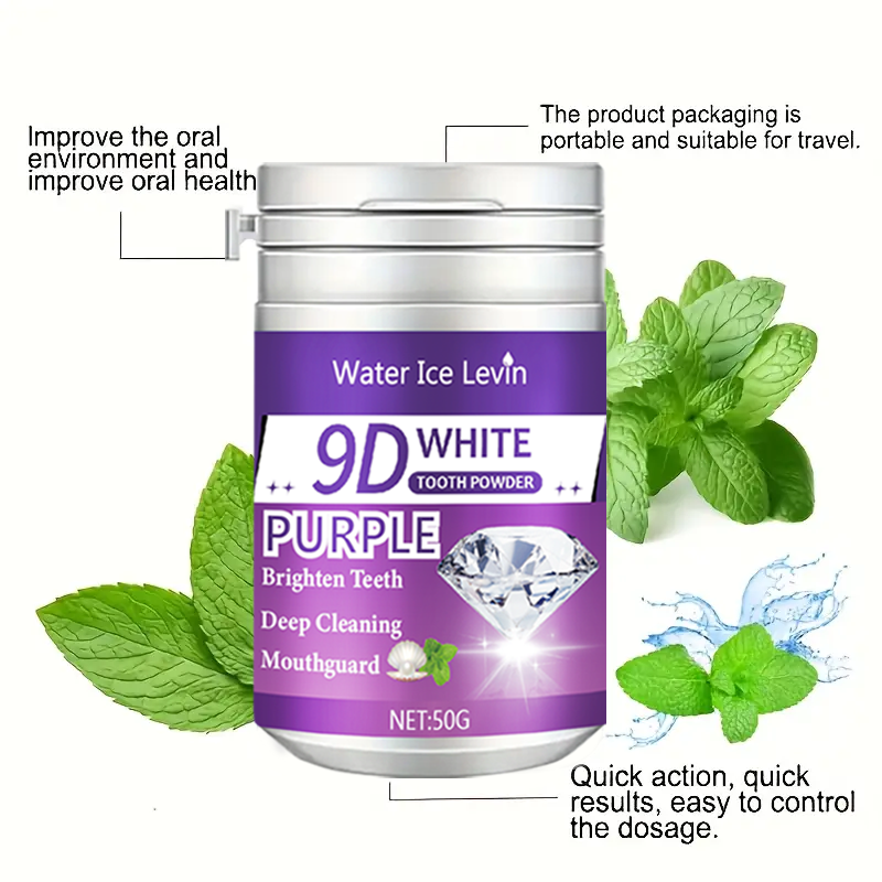 9D White Tooth Powder Brighten - Teeth Whitening Quick Results recensie en prijs