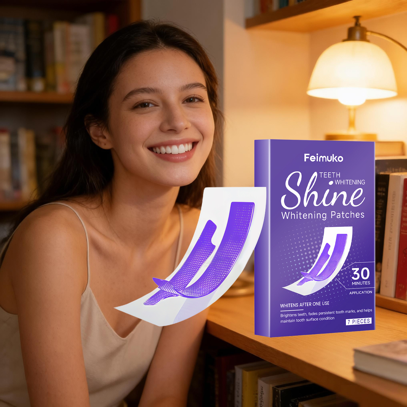 Purple Teeth Whitening Strips  - Teeth Whitening Quick Results recensie en prijs