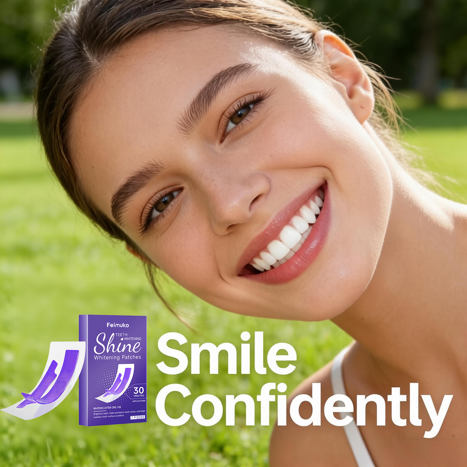 Purple Teeth Whitening Strips  - Teeth Whitening Quick Results recensie en prijs