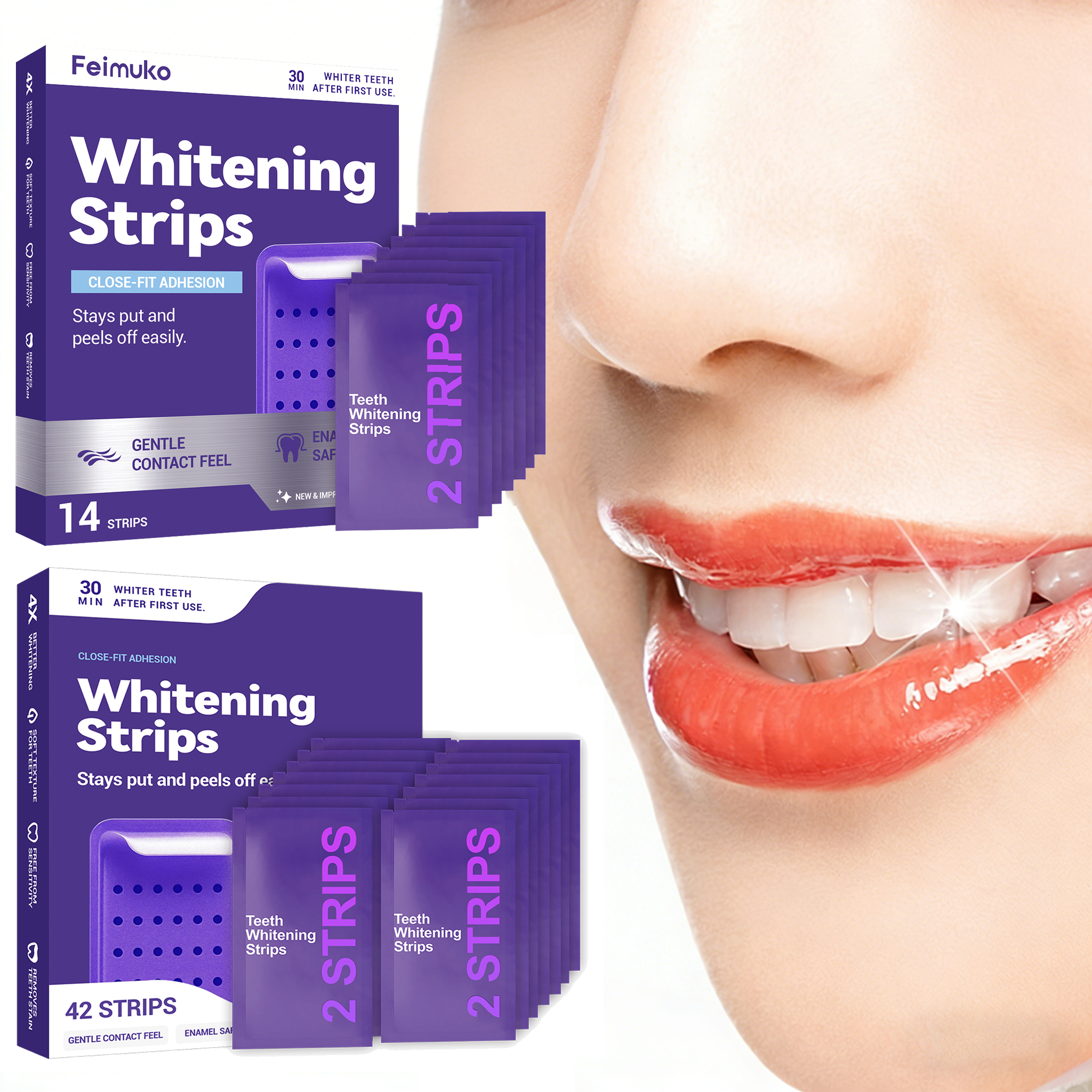 Purple Teeth Whitening Strips  - Teeth Whitening Strips Crest recensie en prijs