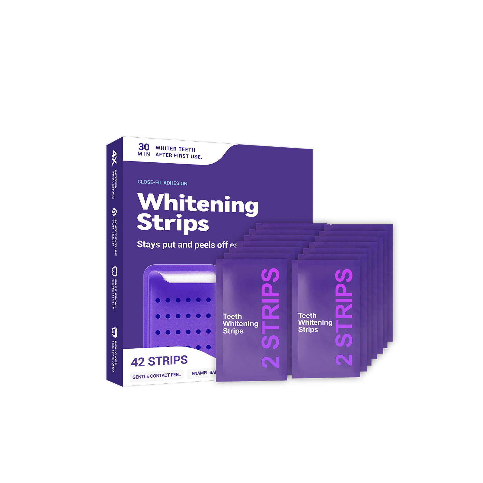 Purple Teeth Whitening Strips  - Teeth Whitening Strips Crest recensie en prijs
