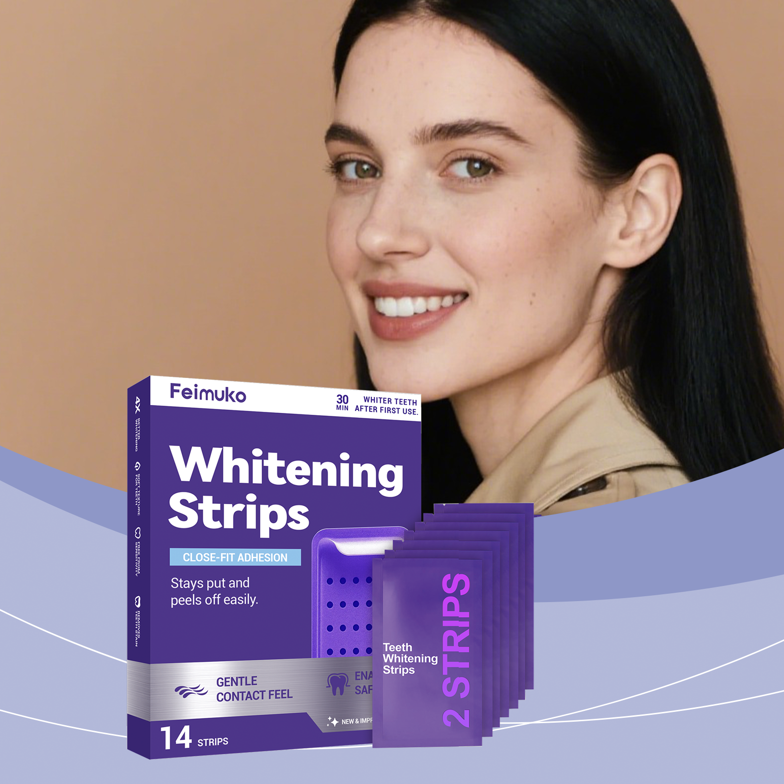 Purple Teeth Whitening Strips  - Teeth Whitening Strips Crest recensie en prijs