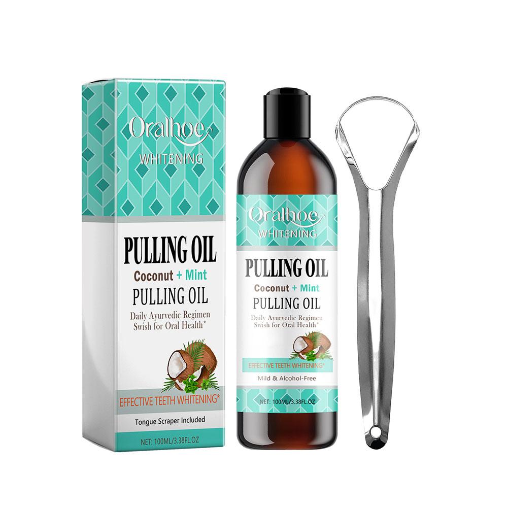 Coconut Mint Pulling Oil Mouth - Teeth Whitening Oil Pulling recensie en prijs