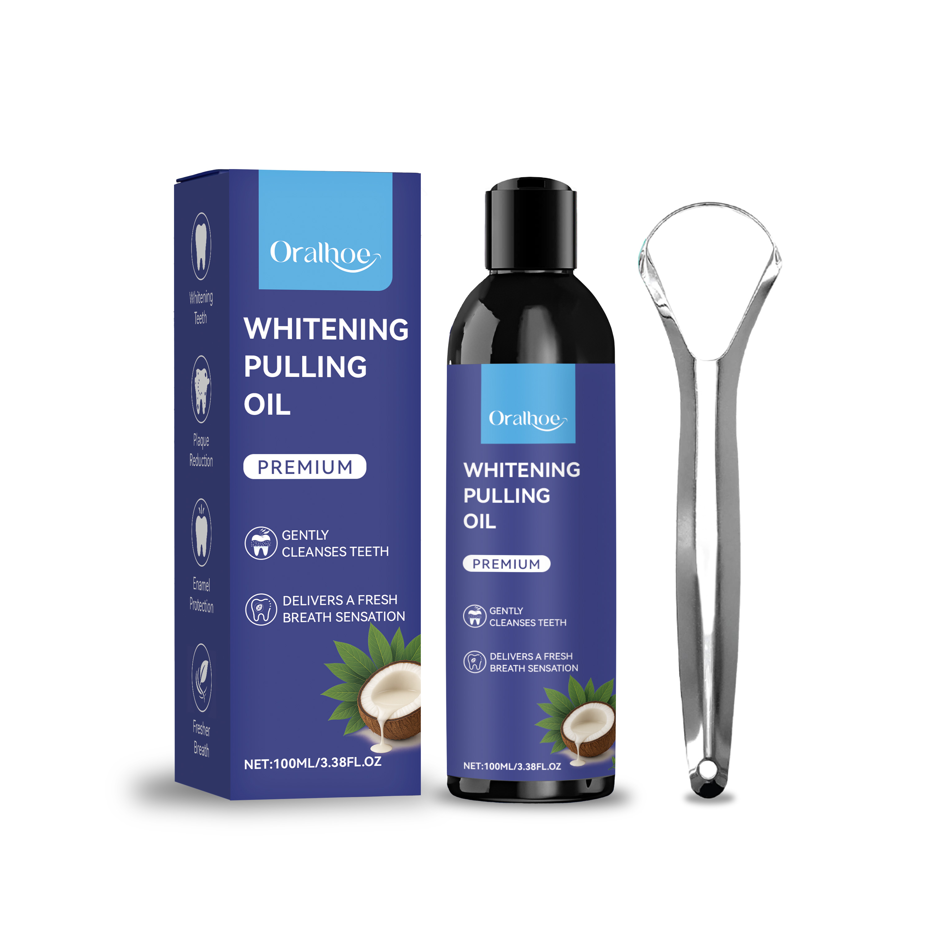 Coconut Mint Pulling Oil Refre - Teeth Whitening Oil Pulling recensie en prijs