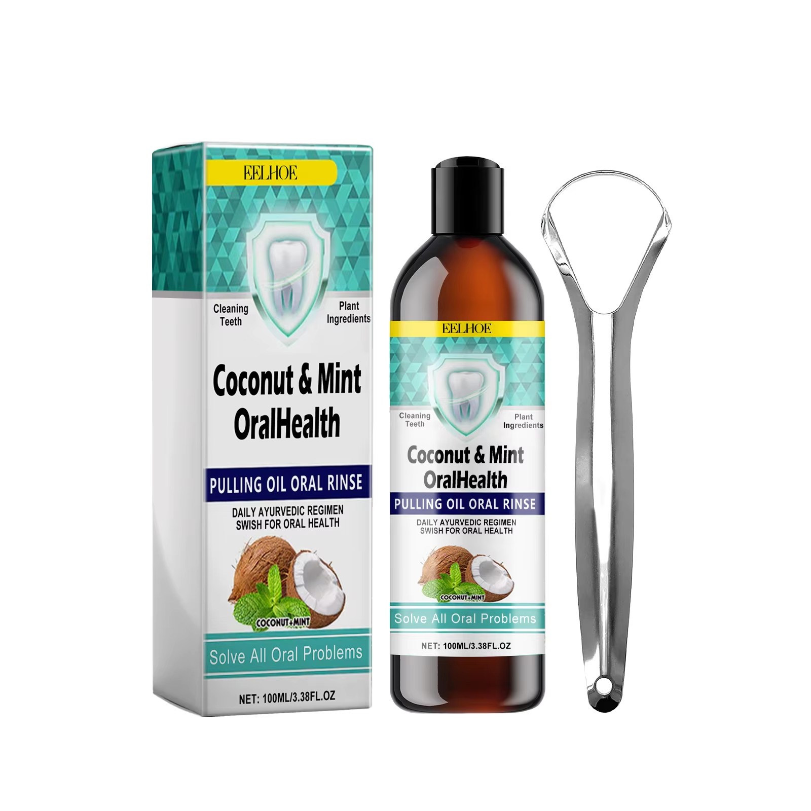 EELHOE Mint Coconut Oil Pullin - Teeth Whitening Oil Pulling recensie en prijs