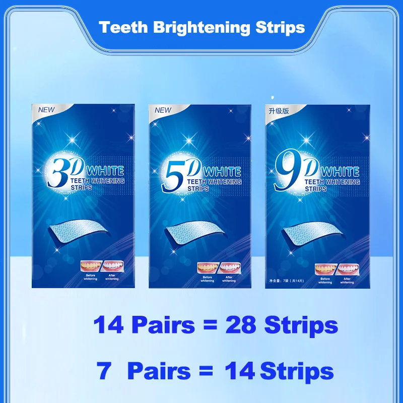3D/5D/9D Teeth Whitening Strip - Teeth Whitening Strips Crest recensie en prijs