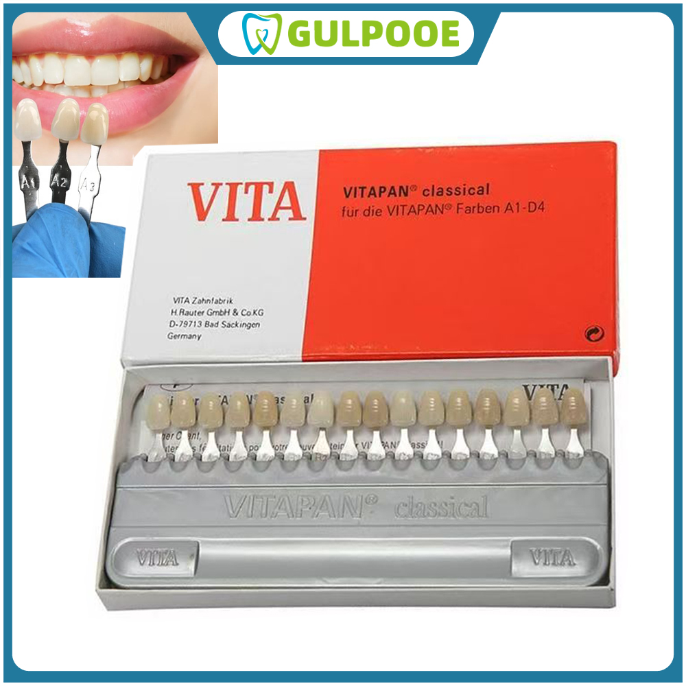GULPOOE Dental 16 Colors Guide - Teeth Whitening Shade Guide recensie en prijs