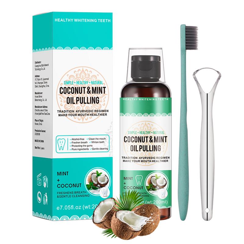 Coconut Mint Pulling Oil Cocon - Teeth Whitening Oil Pulling recensie en prijs