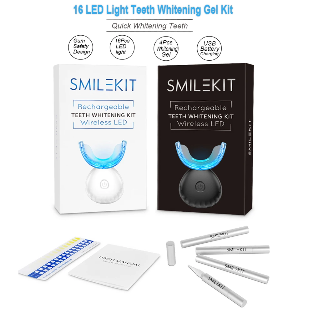 Dental Teeth Whitening Kit Min - Teeth Whitening With Blue Light recensie en prijs