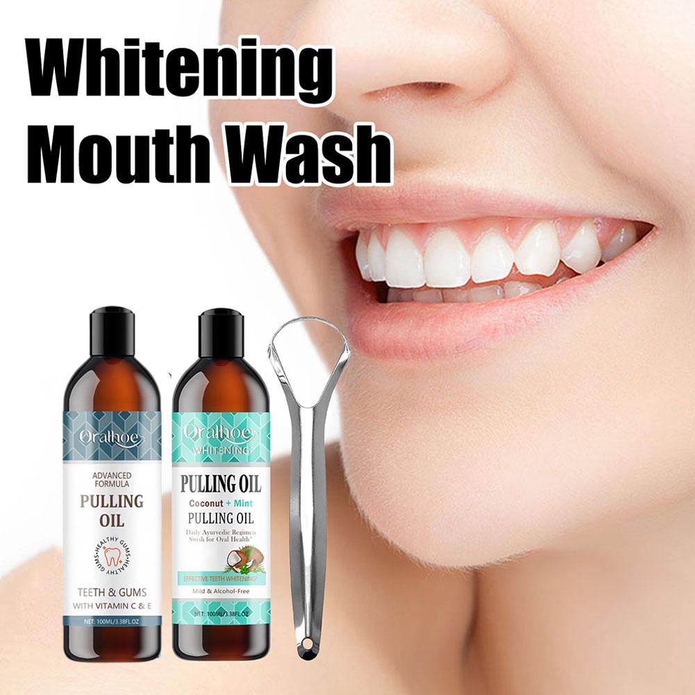Coconut Mint Pulling Oil Mouth - Teeth Whitening Oil Pulling recensie en prijs
