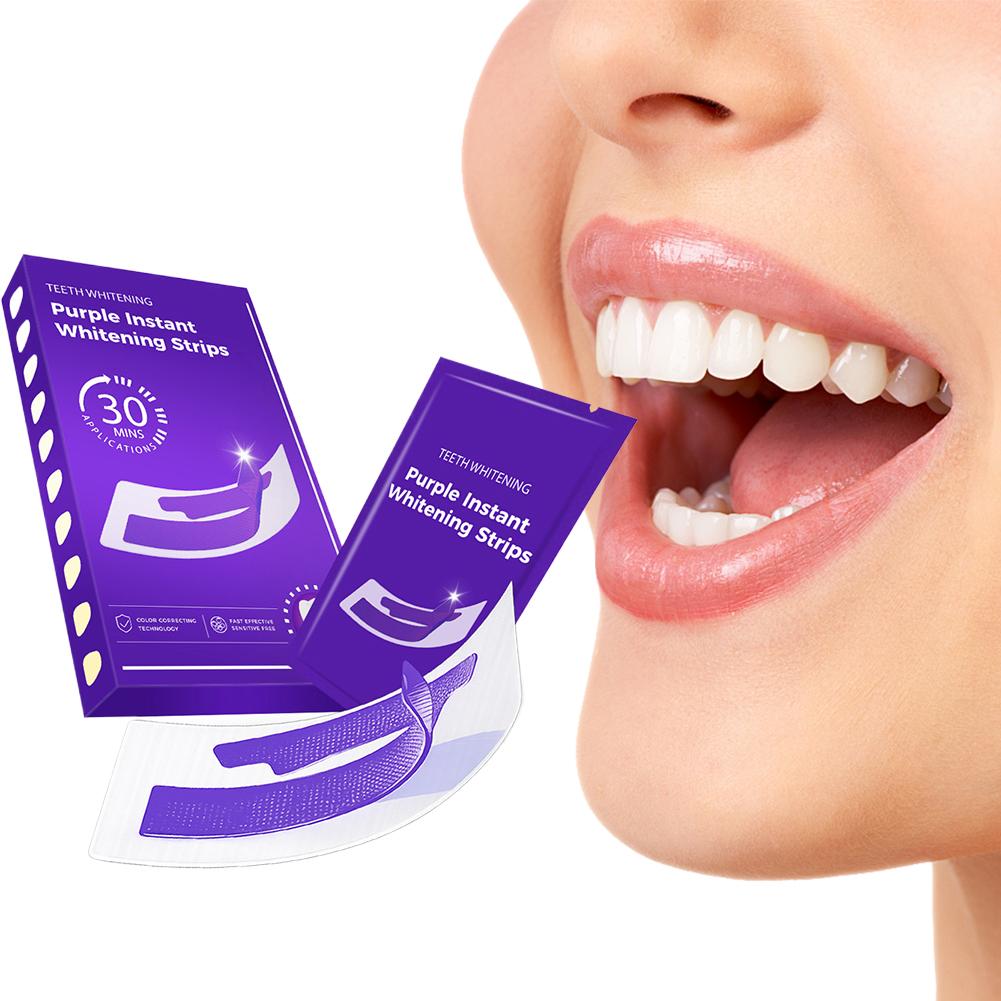 42Pairs Purple Teeth Whitening - Teeth Whitening Strips Crest recensie en prijs