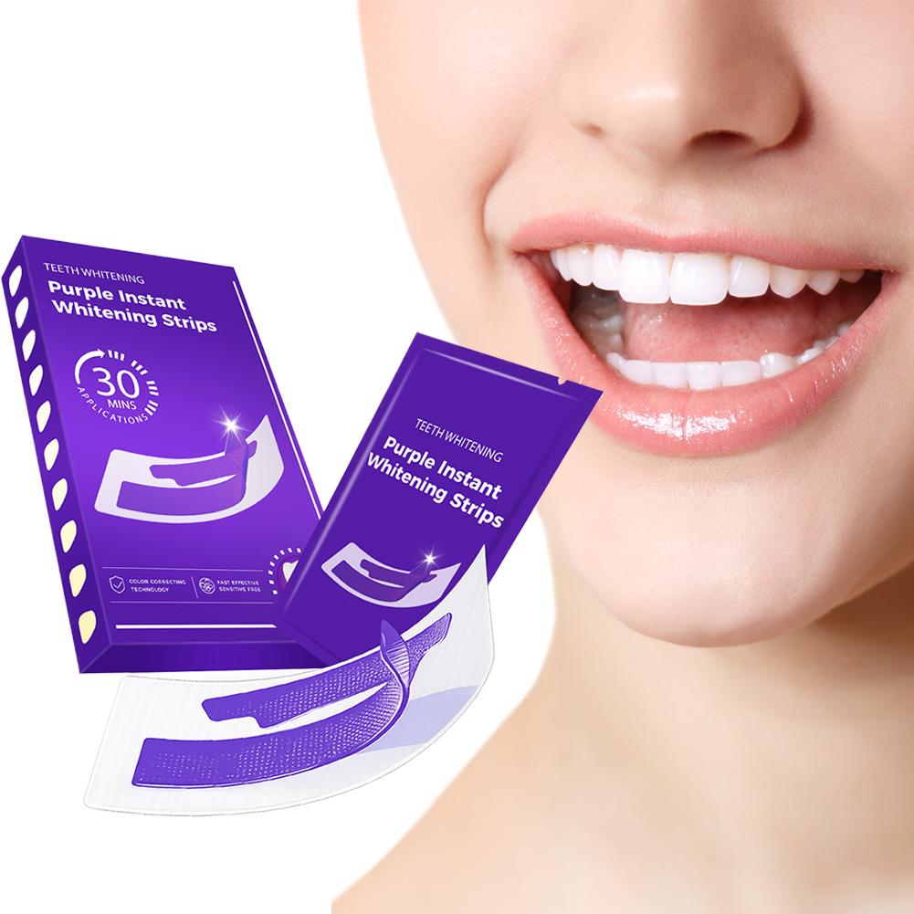 42Pairs Purple Teeth Whitening - Teeth Whitening Strips Crest recensie en prijs