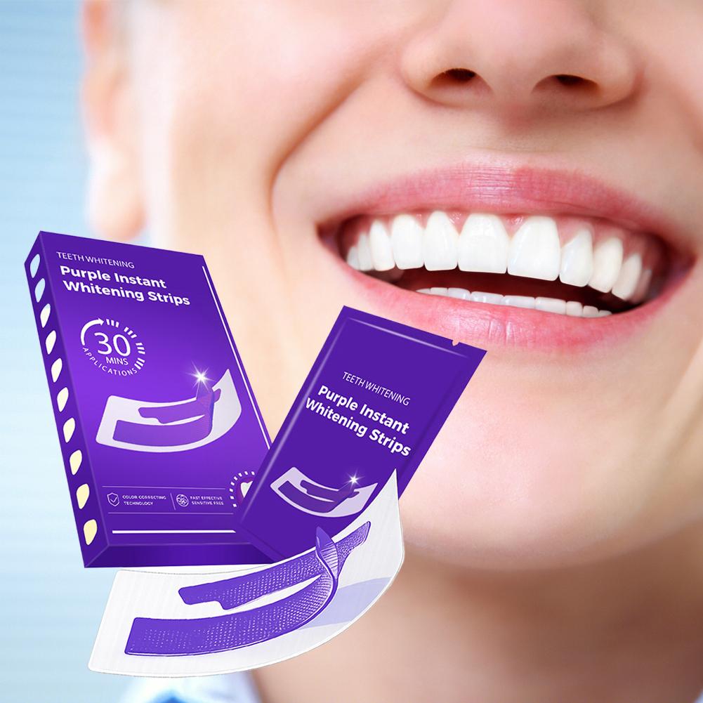 42Pairs Purple Teeth Whitening - Teeth Whitening Strips Crest recensie en prijs