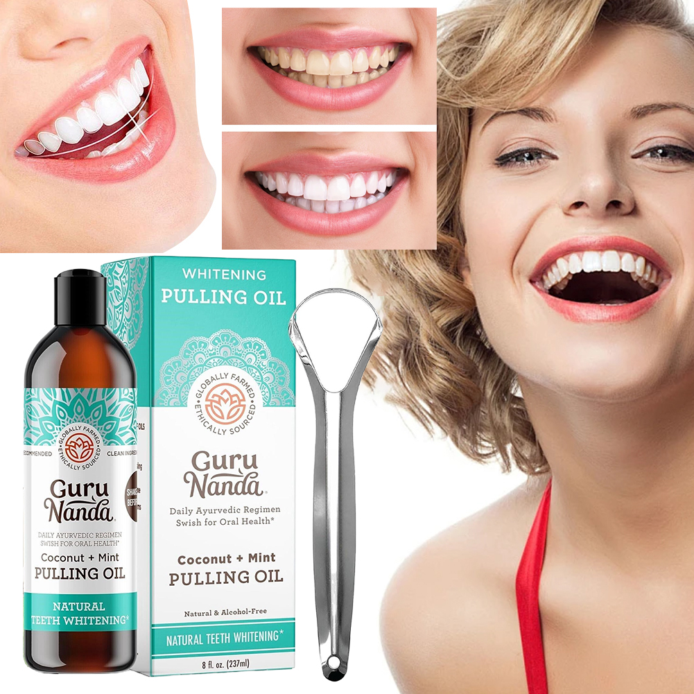 Coconut Mint Pulling Oil Mouth - Teeth Whitening Oil Pulling recensie en prijs