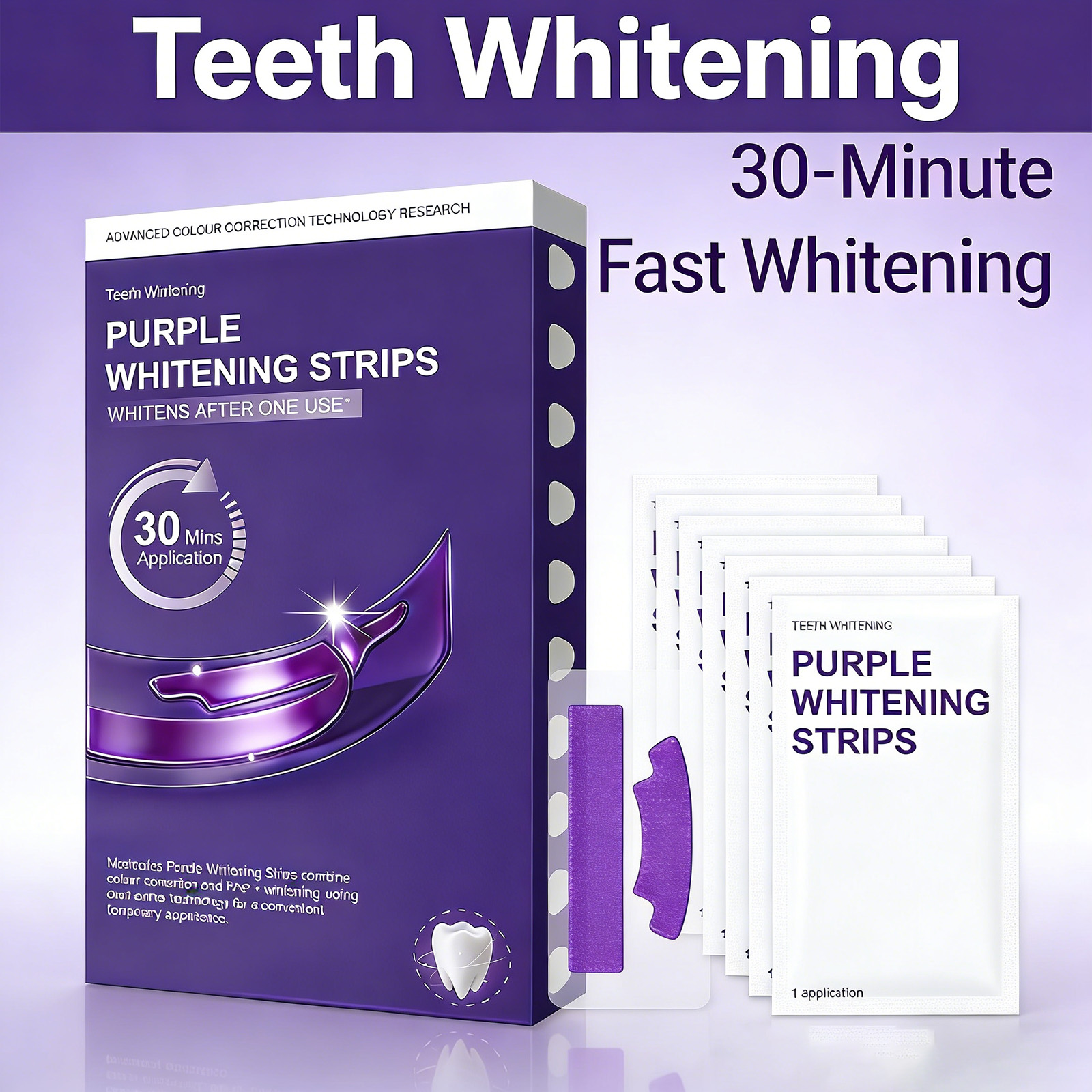 Purple Teeth Whitening Strips  - Teeth Whitening Strips Crest recensie en prijs