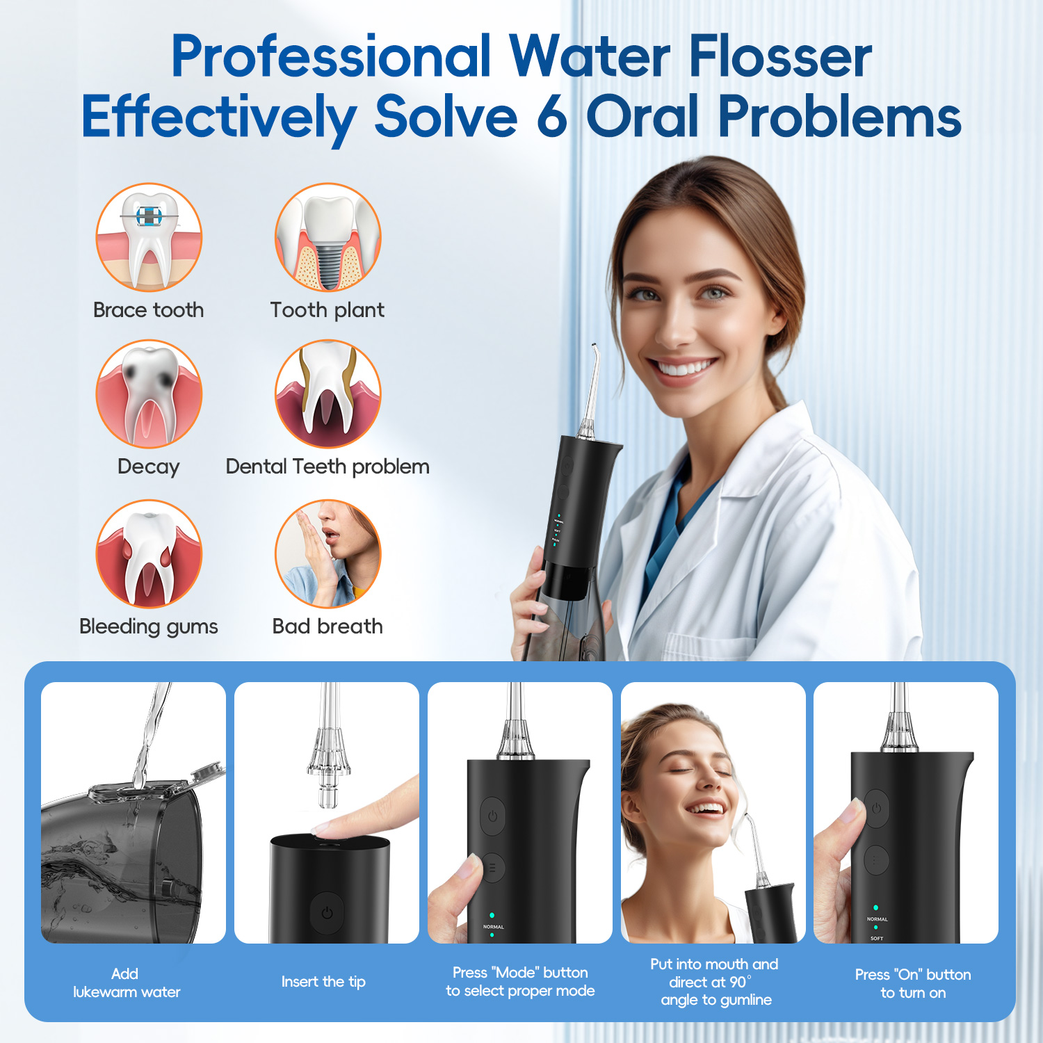 Water Flosser with Electric To - Electric Toothbrush Sonic recensie en prijs