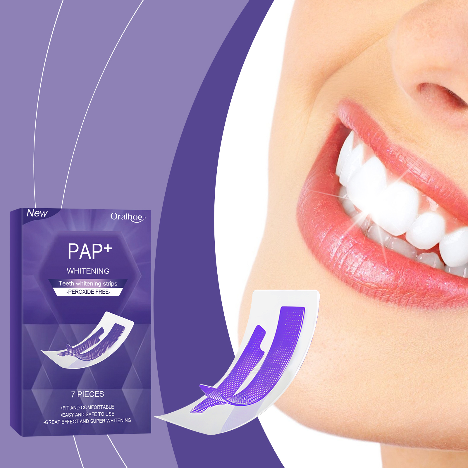 Purple Teeth Whitening Strips  - Teeth Whitening Strips Crest recensie en prijs