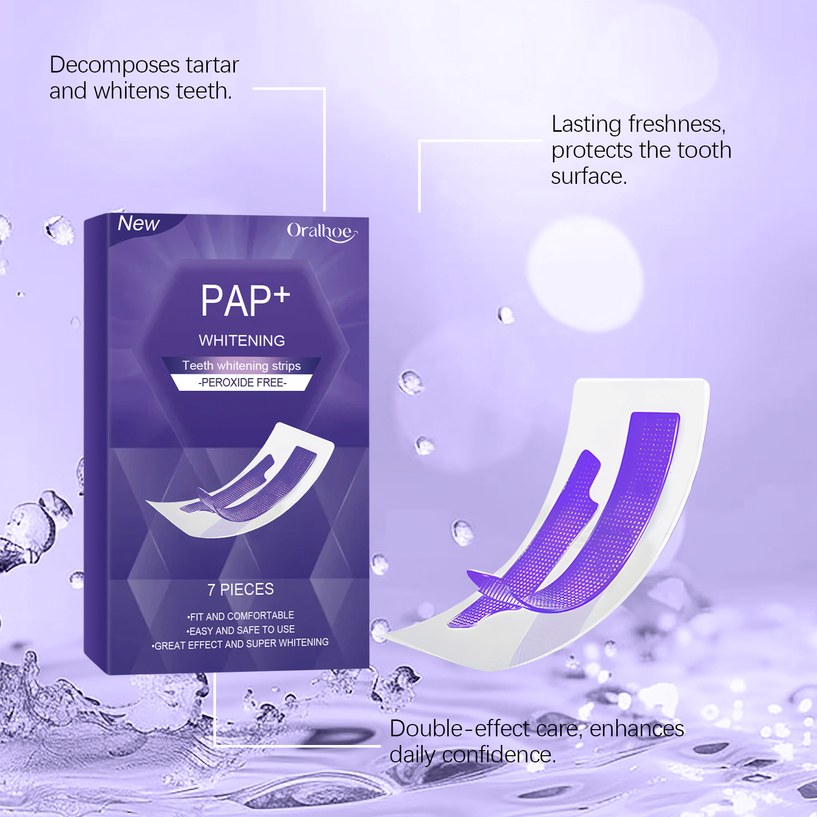 Purple Teeth Whitening Strips  - Teeth Whitening Strips Crest recensie en prijs