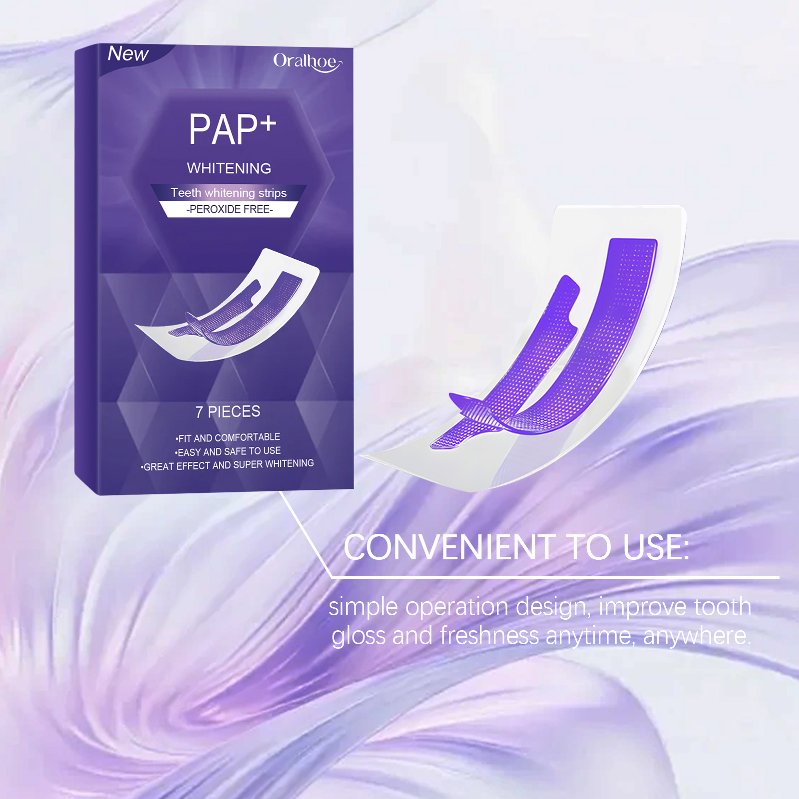 Purple Teeth Whitening Strips  - Teeth Whitening Strips Crest recensie en prijs