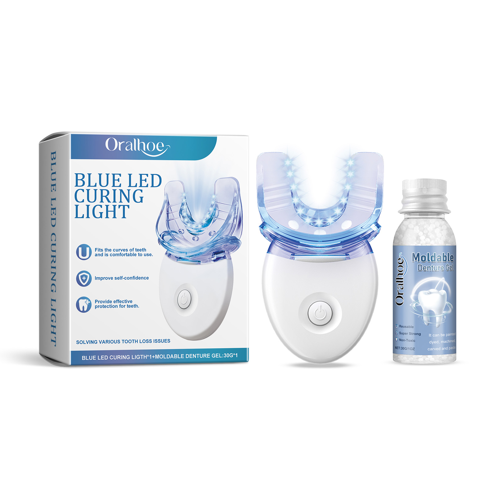 Blue Led Curing Light Tooth De - Teeth Whitening Uv Light recensie en prijs