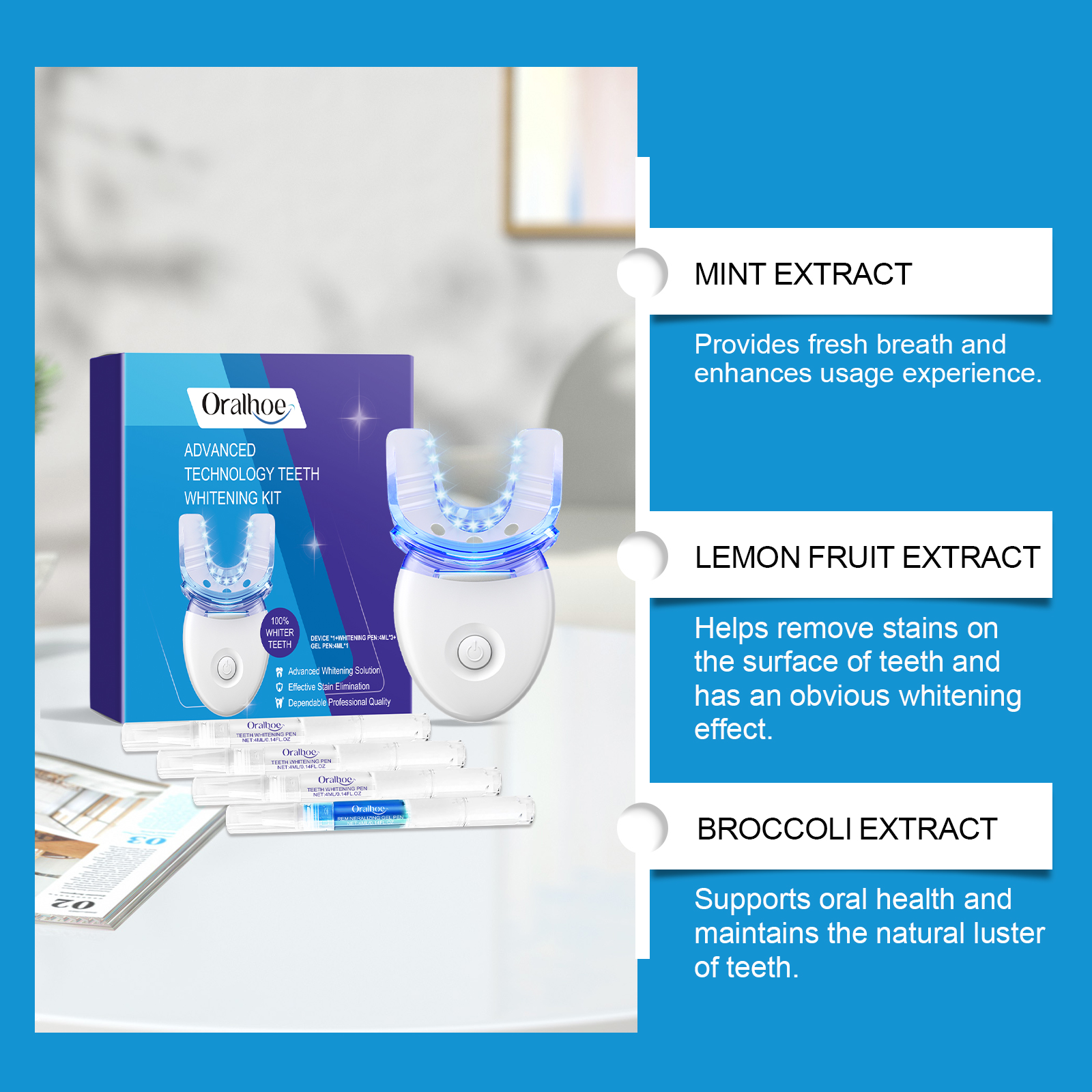 Professional Teeth Whitening L - Teeth Whitening With Blue Light recensie en prijs