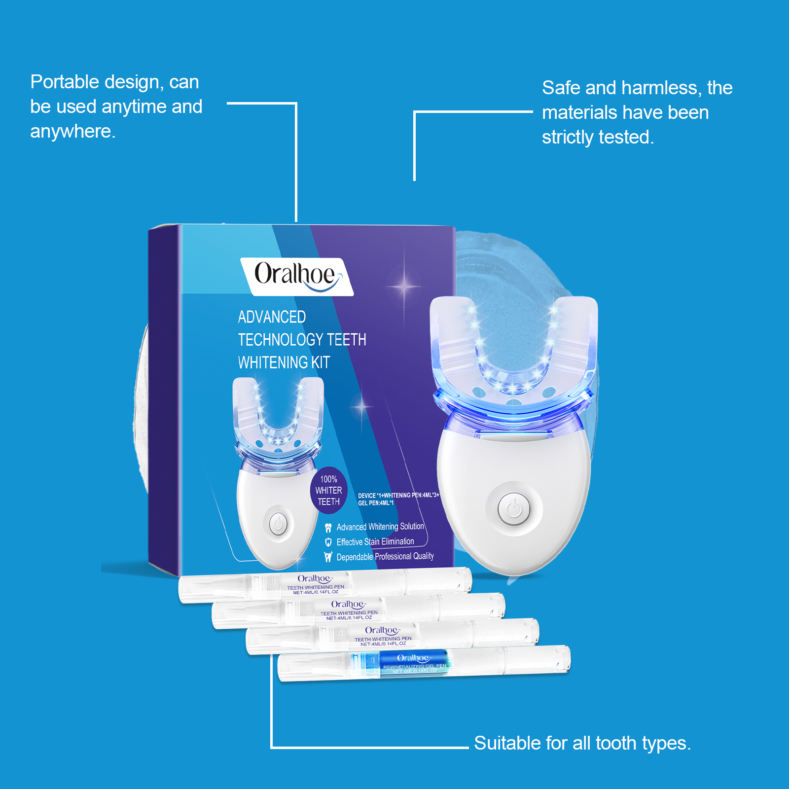 Professional Teeth Whitening L - Teeth Whitening With Blue Light recensie en prijs