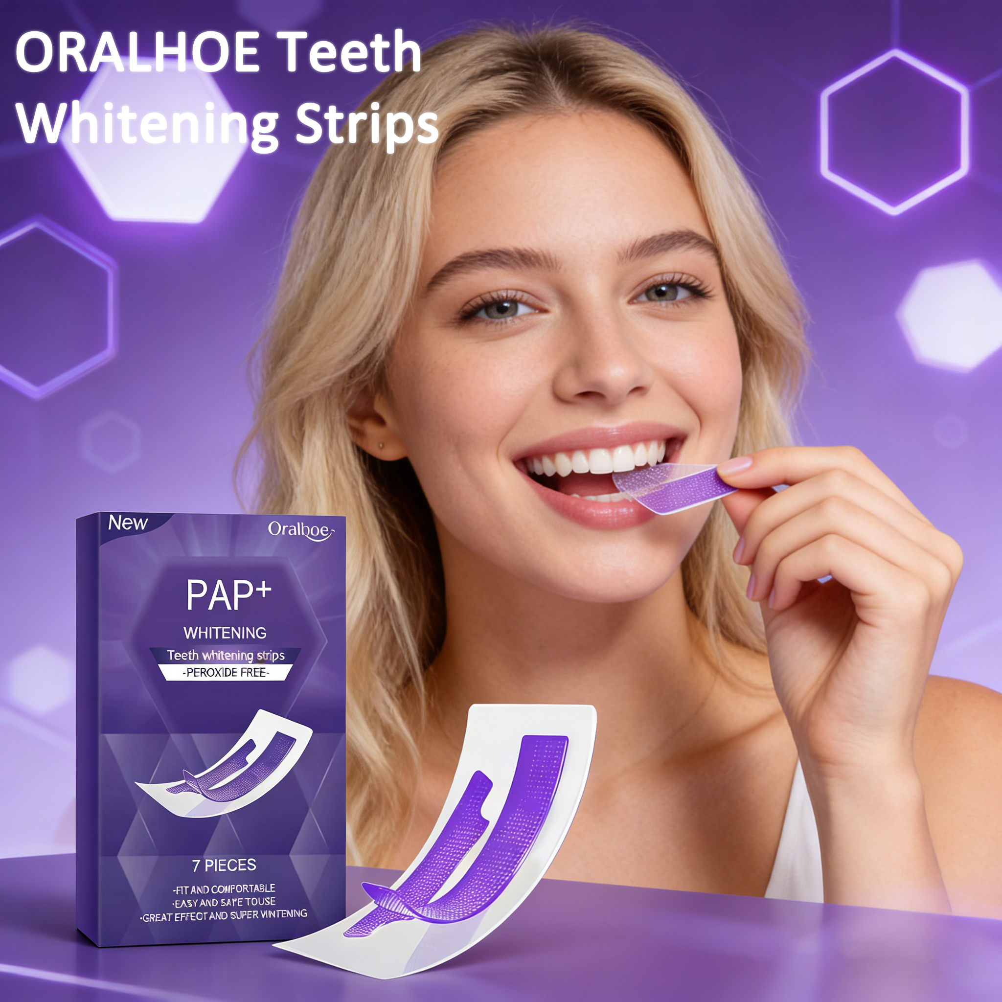 ORALHOE Teeth Whitening Strips - Teeth Whitening Or Bleaching recensie en prijs