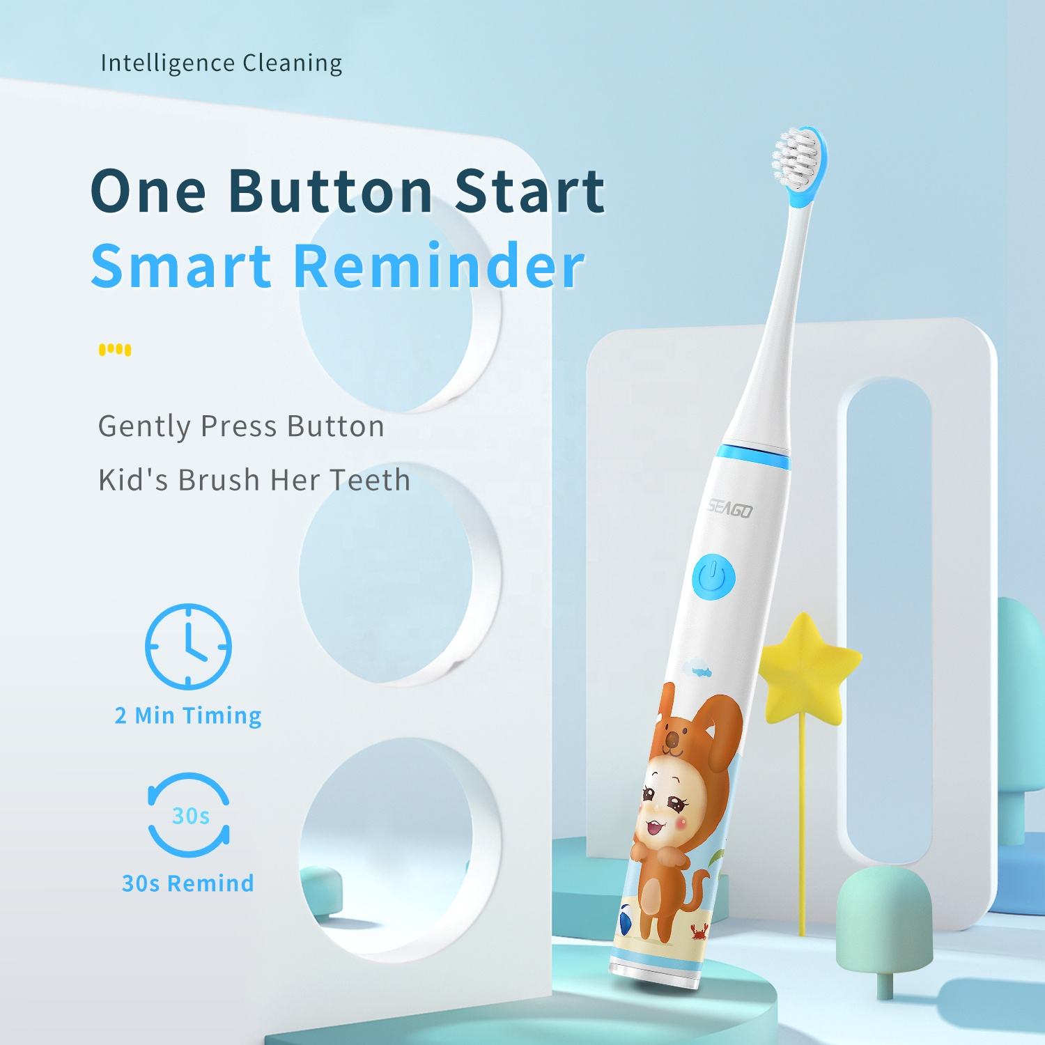 Seago SG-567 Kids Electric Too - Electric Toothbrush Sonic recensie en prijs